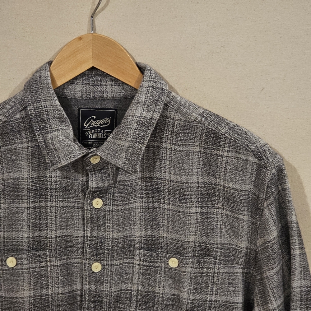 Grayers Heritage Flannel Button Down M - image 1